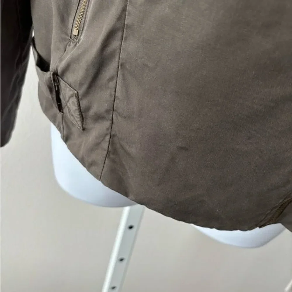 ASTR Jacket Size Small Moto Olive Green Rebellious Grunge Cyber Punk Streetwear - Picture 12 of 12